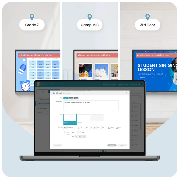 BenQ RE03A Announcements